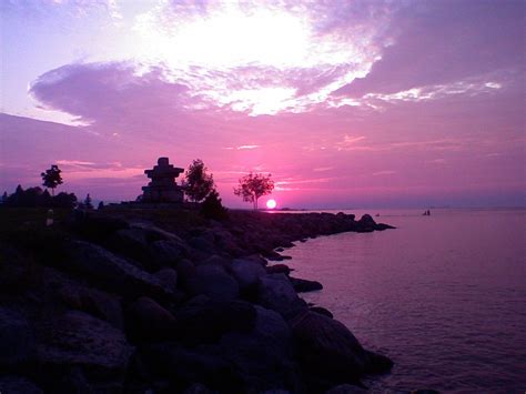 Sunset Point, Collingwood Ontario. I'm very surprised how well my cell cam worked to capture ...