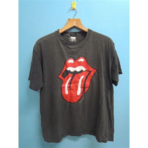 90's Vintage The Rolling Stones Classic Rock N Roll Band Big Logo Shirt ...