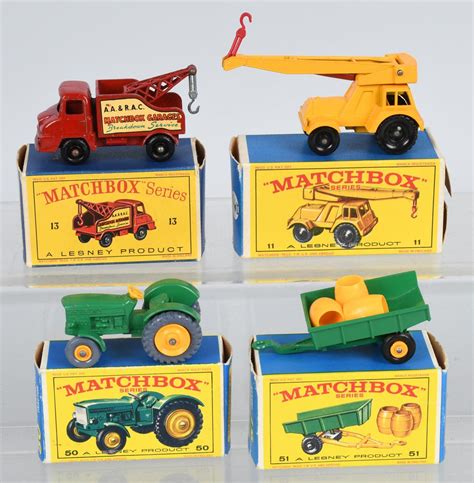 Sold Price: 4- 1960s VINTAGE LESNEY MATCHBOX CARS w/ BOXES - June 6, 0118 10:00 AM EDT