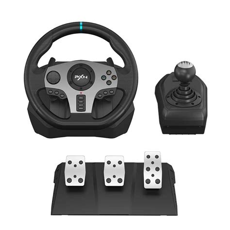 Buy PXN V9 Steering Wheel with Pedals and Shifter - 270°|900° Racing ...