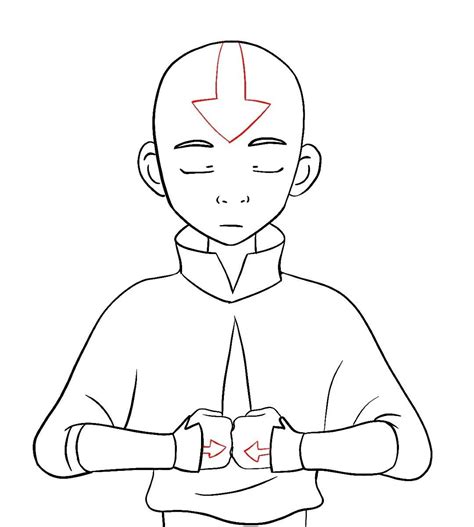 How To Draw Aang Step By Step at Drawing Tutorials