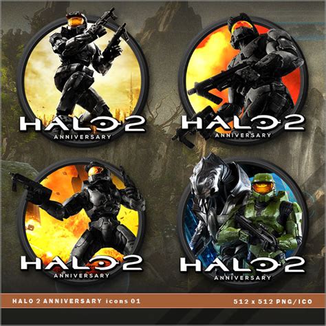 Halo 2 Anniversary icons by BrokenNoah on DeviantArt