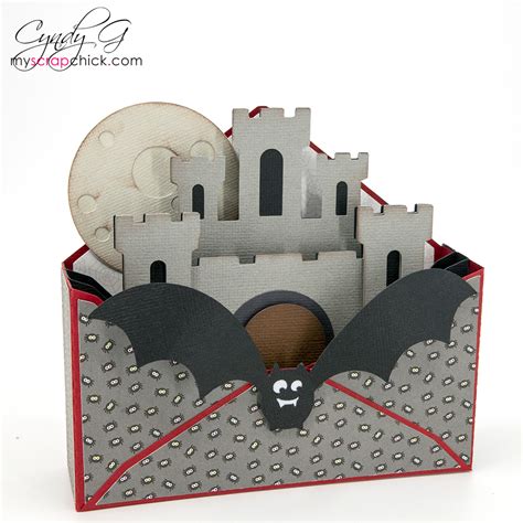 Vampire Envelope Box Card SVG - My Scrap Chick