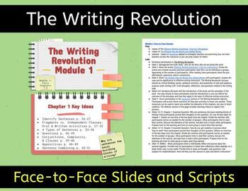 The Writing Revolution Book Study Professional Development by Amber Socaciu