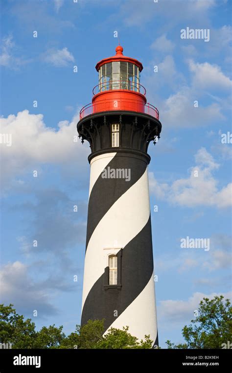 St. Augustine Lighthouse, Anastasia Island, Florida Stock Photo - Alamy