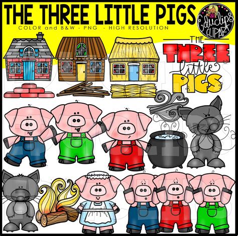 Three Little Pigs Wolf In Pot