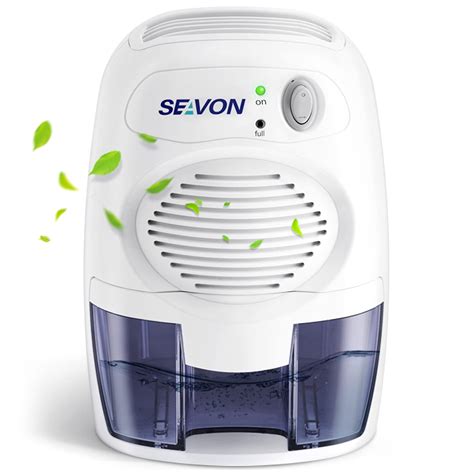 Buy Dehumidifiers for Home, SEAVON Mini Dehumidifier 16oz 2200 Cubic Feet, Portable and Compact ...