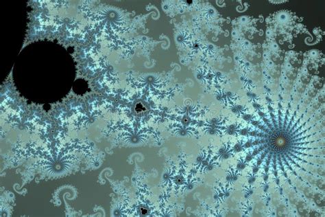 Beautiful Zoom into the Infinite Mathematical Mandelbrot Set Fractal Stock Illustration ...