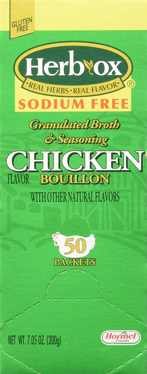 Hormel Herb Ox Chicken Bouillon Sodium Free 50 Packets | eBay