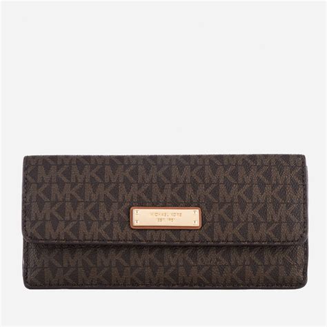 MICHAEL MICHAEL KORS Women's Flat Wallet - Brown