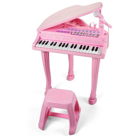 Baoli 37 Key Pink Princess Grand Piano Toy for Kids Girl Children | eBay