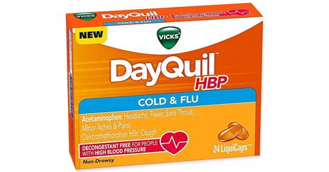 Vicks Dayquil 24-Count Hbp Cold Flu • Find at Klarna