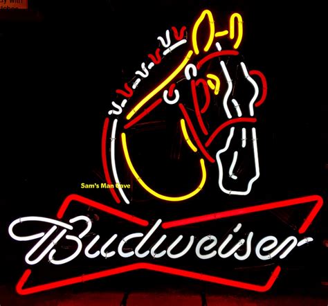 Budweiser Clydesdales Neon