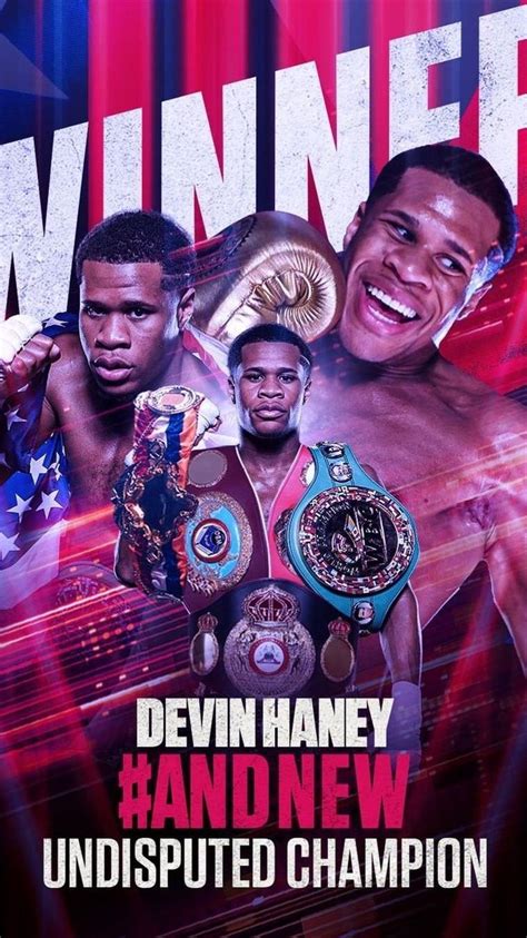 Devin Haney New undisputed champion