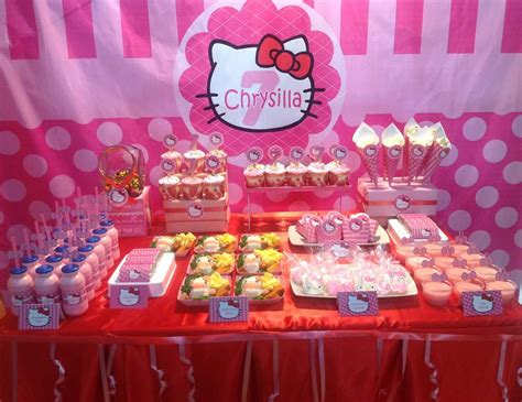 Hello Kitty / Birthday "Chrysilla 7th Birthday Party" | Catch My Party