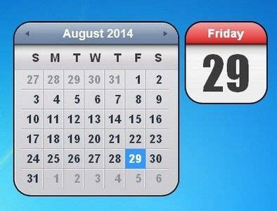 iCalendar - Windows 7 Desktop Gadget | Desktop gadgets, Gadgets, Calendar