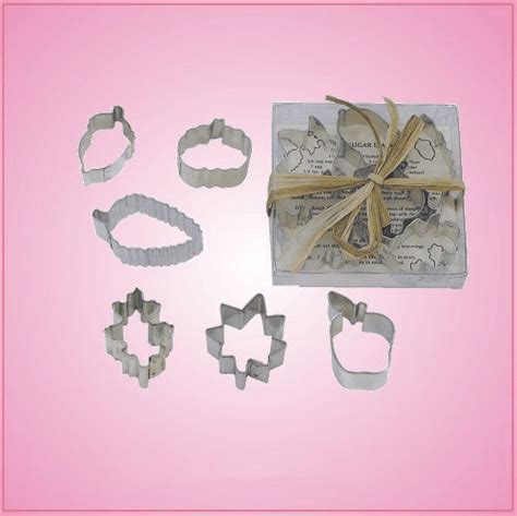 Mini Leaf Cookie Cutter Set - Cheap Cookie Cutters