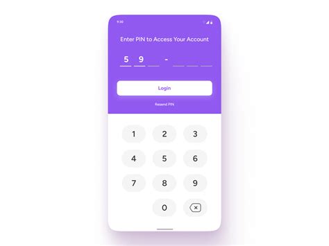AppLock PIN Screen UI Design | Security PIN | OTP UI Design App by ...