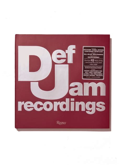 Def Jam Recordings Book $60.00 | Def jam recordings, Def jam, Record label