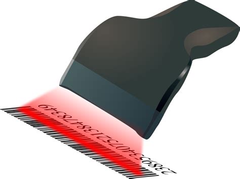 Free Clipart: Barcode scanner scanning barcode | jhnri4