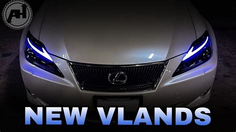 NEW VLAND HEADLIGHT INSTALL ON LEXUS IS350 | Complete step by step ...