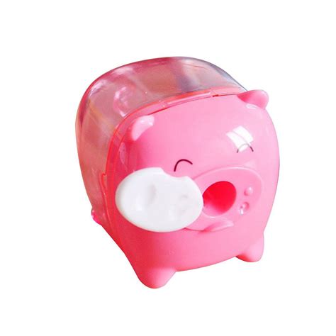 Cute Cartoon Pig Pencil Sharpener Manual Mechanical Pencil Sharpener ...