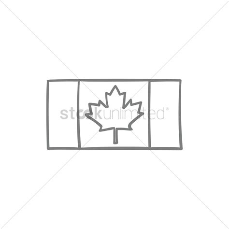 Canada Flag Sketch at PaintingValley.com | Explore collection of Canada ...