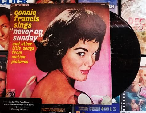 Connie Francis Sings Never on Sunday Vinyl Record Original Vinyl Records Vintage Vinyls Plaka LP ...