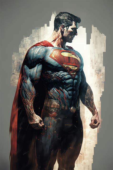 Superman concept art image Photograph by Matthew Gibson - Fine Art America