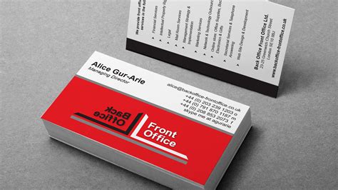 ArtStation - Back Office - Front Office business card