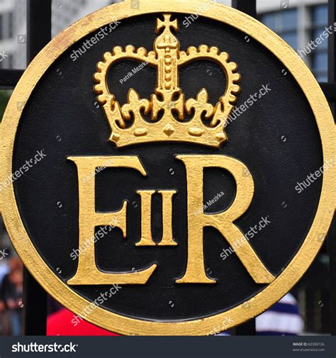 Symbol Queen Elizabeth Ii Regina United Stock Photo 60388726 - Shutterstock