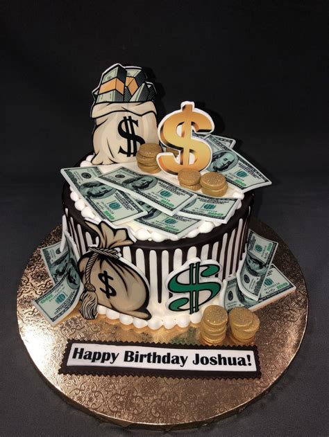 Money Theme Birthday Cake — Skazka Cakes