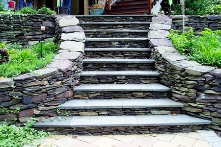 How To Build Natural Stone Steps - BUILDER LENS