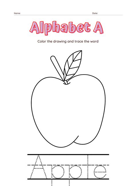 Apple Worksheets Preschool ( November 2024)