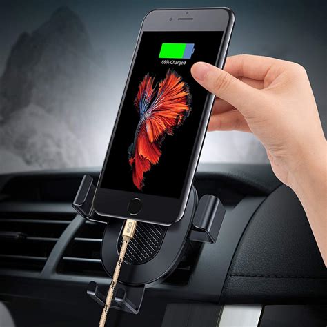 TORRAS Cell Phone Holder for Car, Auto-Clamping Air Vent Car Mount ...