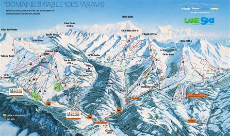 Full size piste map for Le Grand Bornand