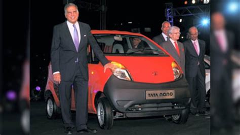 Ratan Tata launches Nano in Mumbai