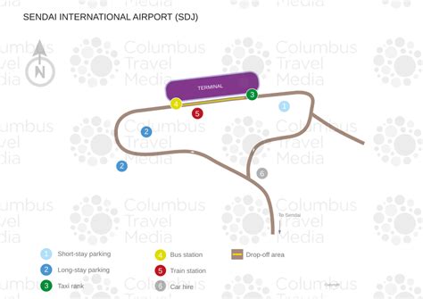 Sendai Airport Map