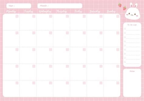 Cute monthly planner Vectors & Illustrations for Free Download | Freepik