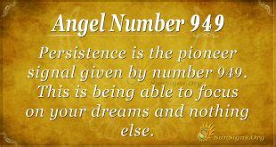 Angel Number 949 Meaning: Be More Persistent - SunSigns.Org