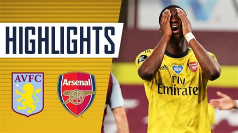 HIGHLIGHTS | Aston Villa 1-0 Arsenal | Premier League - YouTube