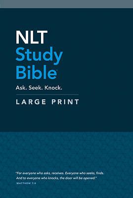 NLT Study Bible Large Print (Red Letter, Hardcover | Cokesbury