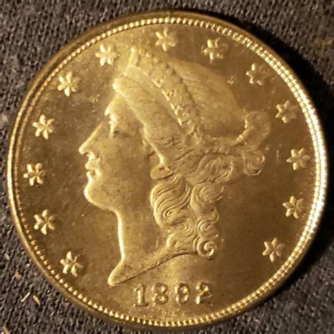 1892 CC Liberty Head Twenty Dollar Gold Coin Replica | Etsy | Gold coins, Rare coins worth money ...