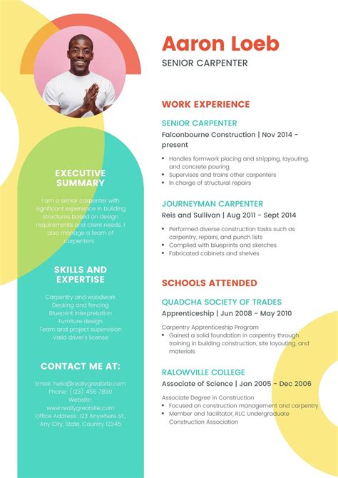 Free custom printable colorful resume templates | Canva