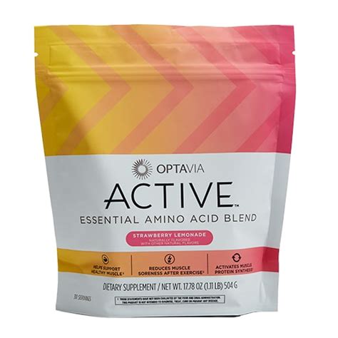 Essential Amino Acid Blend - Strawberry Lemonade | Essential Amino Acids | OPTAVIA ACTIVE ...