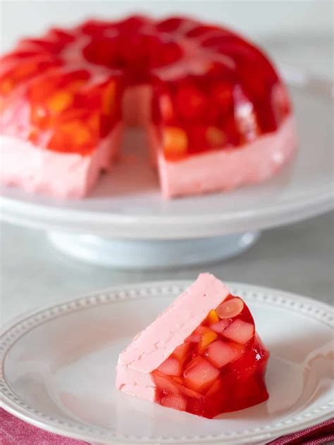 Jello Mold with Fruit Salad Recipe - The Black Peppercorn | Jello mold ...