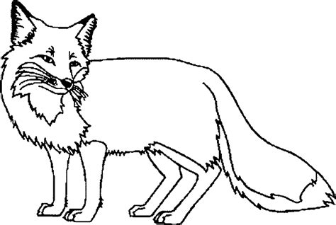 arctic fox clipart black and white - Clip Art Library