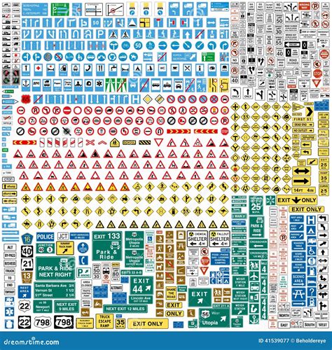 European Road Signs And Symbols