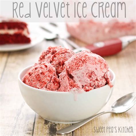 Homemade Red Velvet Ice Cream - Sweet Pea's Kitchen