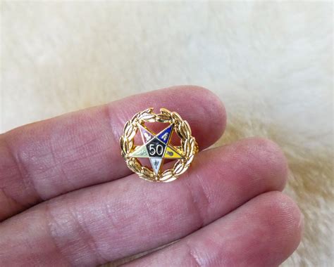 Order of the Eastern Star Pin Lot Vintage Masonic 25 and 50 | Etsy